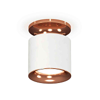 Купить Комплект накладного светильника Ambrella light Techno Spot XS7401142 SWH/PPG белый песок/золото розовое полированное (N7930, C7401, N7015) в Туле