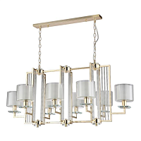 Купить Подвесная люстра Crystal Lux Nicolas SP8 L1000 Gold/White в Туле