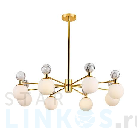 Купить Подвесная люстра Favourite Sangamarmer 3010-8P за 51 700 руб. в Туле фото 2 Купить с доставкой Подвесная люстра Favourite Sangamarmer 3010-8P в Туле фото 2