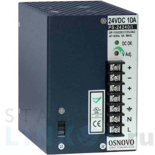 Купить с доставкой Промышленный уличный блок питания OSNOVO PS-24240/I в Туле