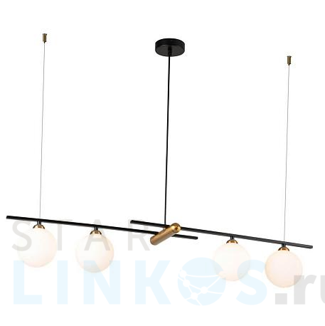 Купить Подвесная люстра Indigo Opaco 11015/4P Black V000153 за 25 670 руб. в Туле фото 2 Купить с доставкой Подвесная люстра Indigo Opaco 11015/4P Black V000153 в Туле фото 2