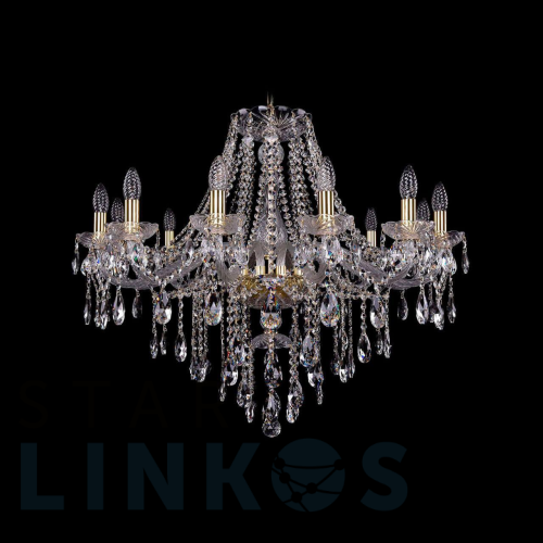 Купить Подвесная люстра Bohemia Ivele 1415/12/300 G за 67 895 руб. в Туле Купить с доставкой Подвесная люстра Bohemia Ivele 1415/12/300 G в Туле