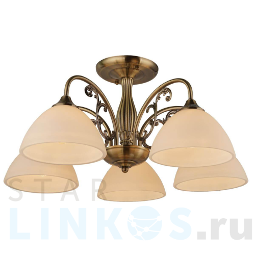 Купить Потолочная люстра IMEX KL.3037-5-S AB за 8 679 руб. в Туле Купить с доставкой Потолочная люстра IMEX KL.3037-5-S AB в Туле