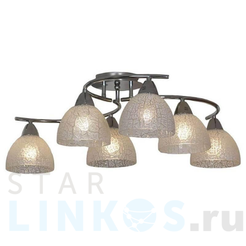 Купить Потолочная люстра Lussole Zungoli GRLSF-1603-06 за 16 359 руб. в Туле Купить с доставкой Потолочная люстра Lussole Zungoli GRLSF-1603-06 в Туле