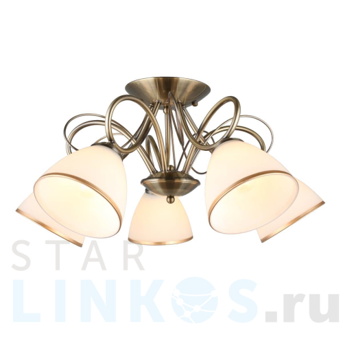 Купить Потолочная люстра Omnilux Alimini OML-25307-05 за 8 860 руб. в Туле Купить с доставкой Потолочная люстра Omnilux Alimini OML-25307-05 в Туле