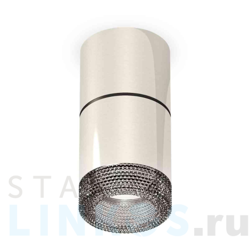 Купить с доставкой Комплект накладного светильника Ambrella light Techno Spot XS7405042 PSL/BK серебро полированное/тонированный (C7405, A2071, C7405, N7192) в Туле