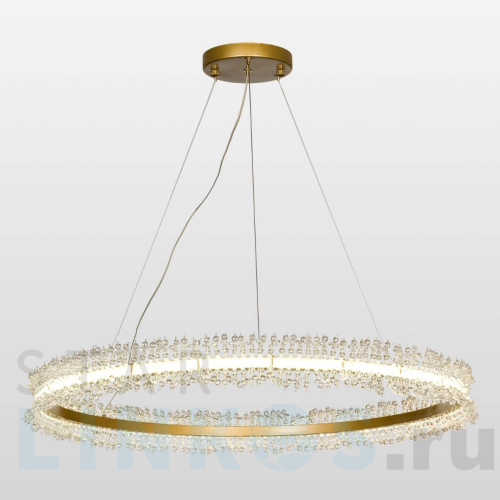 Купить с доставкой Подвесная светодиодная люстра Lussole Loft Bibb LSP-8655 в Туле