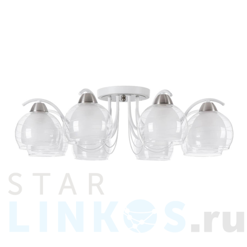 Купить Потолочная люстра Freya Nikki FR5052-CL-08-W за 18 991 руб. в Туле Купить с доставкой Потолочная люстра Freya Nikki FR5052-CL-08-W в Туле