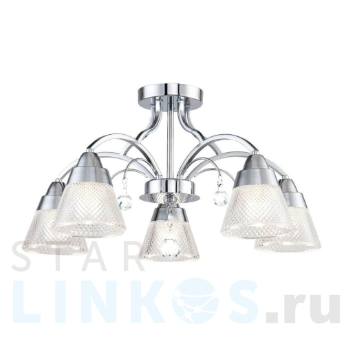 Купить Потолочная люстра Freya Enrica FR2011CL-05CH за 12 341 руб. в Туле Купить с доставкой Потолочная люстра Freya Enrica FR2011CL-05CH в Туле