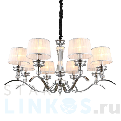 Купить Подвесная люстра Omnilux Arosio OML-88403-08 за 33 740 руб. в Туле Купить с доставкой Подвесная люстра Omnilux Arosio OML-88403-08 в Туле