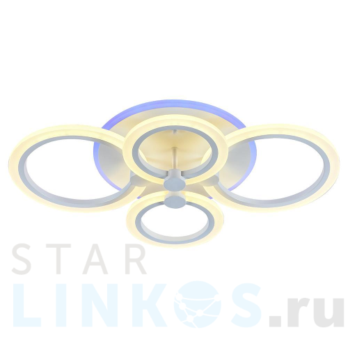 Купить Потолочная светодиодная люстра Profit Light 8076/4 WHT за 6 885 руб. в Туле Купить с доставкой Потолочная светодиодная люстра Profit Light 8076/4 WHT в Туле