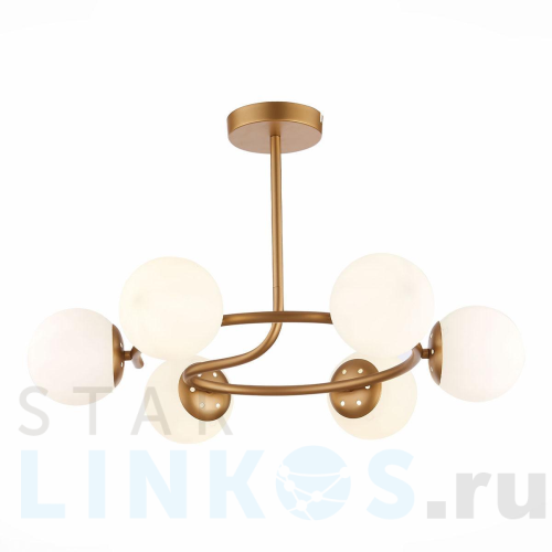 Купить Потолочная люстра Evoluce Calabria SLE220602-06 за 11 150 руб. в Туле Купить с доставкой Потолочная люстра Evoluce Calabria SLE220602-06 в Туле