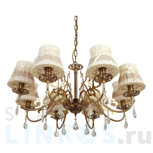 Купить Подвесная люстра Abrasax Emma L.5401-8BR за 25 059 руб. в Туле Купить с доставкой Подвесная люстра Abrasax Emma L.5401-8BR в Туле