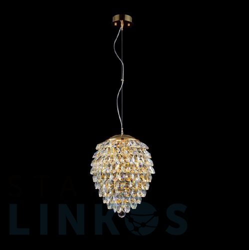 Купить Подвесной светильник Crystal Lux Charme SP4 Gold/Transparent за 25 700 руб. в Туле Купить с доставкой Подвесной светильник Crystal Lux Charme SP4 Gold/Transparent в Туле