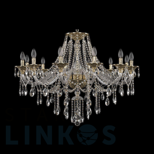 Купить с доставкой Подвесная люстра Bohemia Ivele 16115/12/360 G в Туле