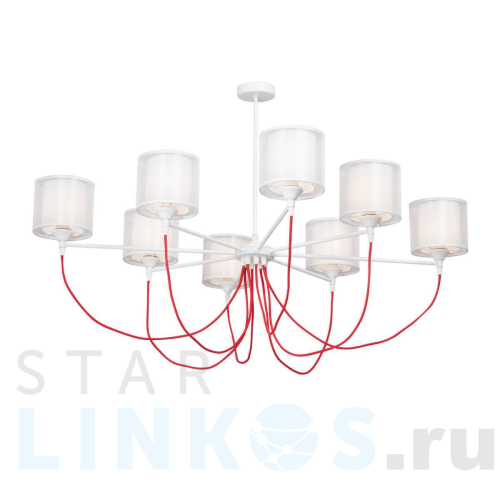 Купить с доставкой Потолочная люстра Vitaluce V4494-0/8PL в Туле