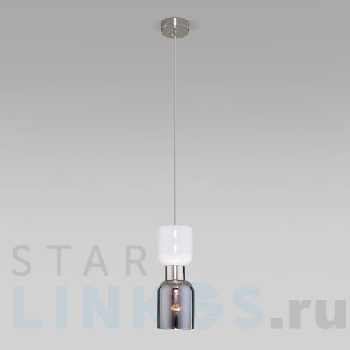 Купить Подвесной светильник Eurosvet Tandem 50118/1 никель за 7 640 руб. в Туле Купить с доставкой Подвесной светильник Eurosvet Tandem 50118/1 никель в Туле