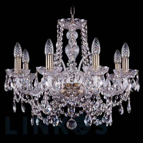 Купить Подвесная люстра Bohemia Ivele 1411/8/195 Pa за 39 082 руб. в Туле Купить с доставкой Подвесная люстра Bohemia Ivele 1411/8/195 Pa в Туле