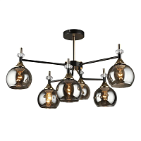 Купить Потолочная люстра IMEX MD.4890-6-S COFFEE+FGD в Туле