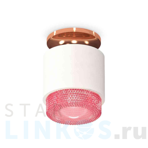 Купить с доставкой Комплект накладного светильника Ambrella light Techno Spot XS7510142 SWH/PI белый песок/розовый (N7930, C7510, N7193) в Туле