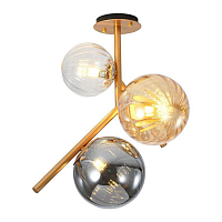 Купить Потолочная люстра Elvan LU-9932/3R-E14-BrClAmbSm в Туле