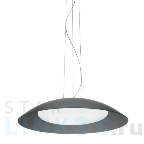 Купить с доставкой Подвесной светильник Ideal Lux Lena SP3 D64 Grigio 066592 в Туле