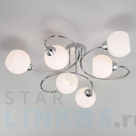 Купить Потолочная люстра Eurosvet Tulia 30136/6 хром за 12 100 руб. в Туле фото 2 Купить с доставкой Потолочная люстра Eurosvet Tulia 30136/6 хром в Туле фото 2