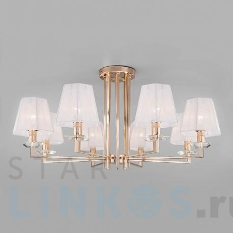 Купить Потолочная люстра Eurosvet Alegria 60114/8 золото за 29 433 руб. в Туле фото 2 Купить с доставкой Потолочная люстра Eurosvet Alegria 60114/8 золото в Туле фото 2