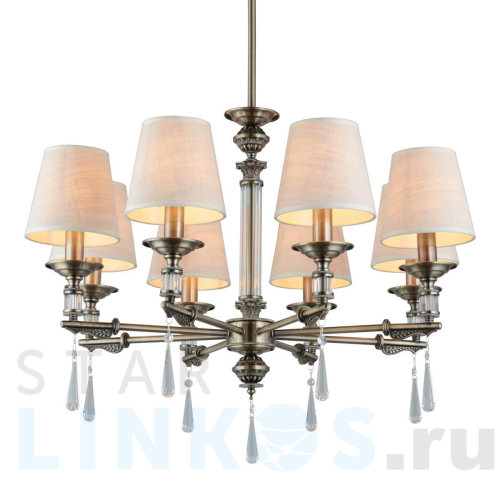 Купить Подвесная люстра Omnilux Rivoli OML-64213-08 за 28 470 руб. в Туле Купить с доставкой Подвесная люстра Omnilux Rivoli OML-64213-08 в Туле