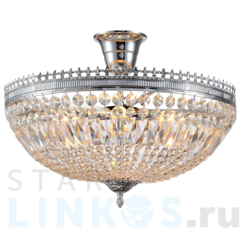 Купить с доставкой Потолочный светильник Natali Kovaltseva Rococo 81406/6C Chrome в Туле