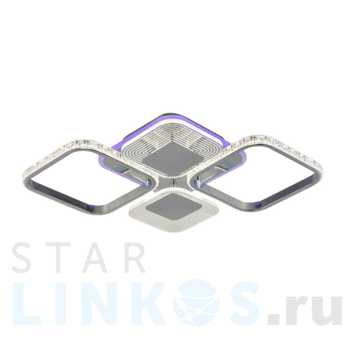 Купить Потолочная светодиодная люстра Profit Light 5886/4B CHR за 6 443 руб. в Туле Купить с доставкой Потолочная светодиодная люстра Profit Light 5886/4B CHR в Туле