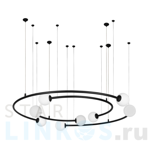 Купить Подвесная люстра Loft IT Infinite 10155/1100 Black за 25 030 руб. в Туле Купить с доставкой Подвесная люстра Loft IT Infinite 10155/1100 Black в Туле