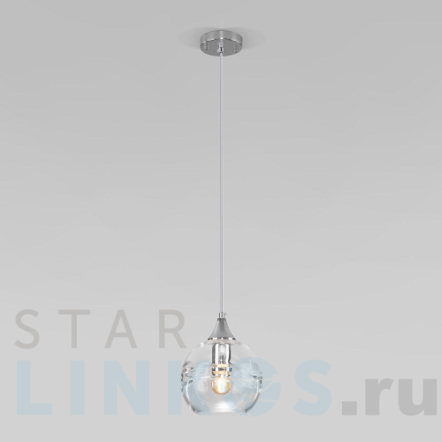 Купить Подвесной светильник Eurosvet Lotus 50221/1 прозрачный за 6 000 руб. в Туле Купить с доставкой Подвесной светильник Eurosvet Lotus 50221/1 прозрачный в Туле