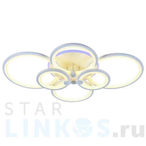 Купить Потолочная светодиодная люстра Profit Light 8077/6 WHT за 9 231 руб. в Туле Купить с доставкой Потолочная светодиодная люстра Profit Light 8077/6 WHT в Туле