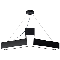 Купить Подвесной светодиодный cветильник Geometria ЭРА Igrek SPO-142-B-40K-044 44Вт 4000К черный Б0050569 в Туле