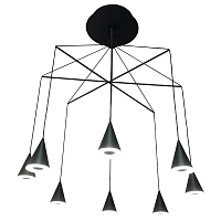 Купить Подвесная светодиодная люстра Gerhort G31092/8BK в Туле