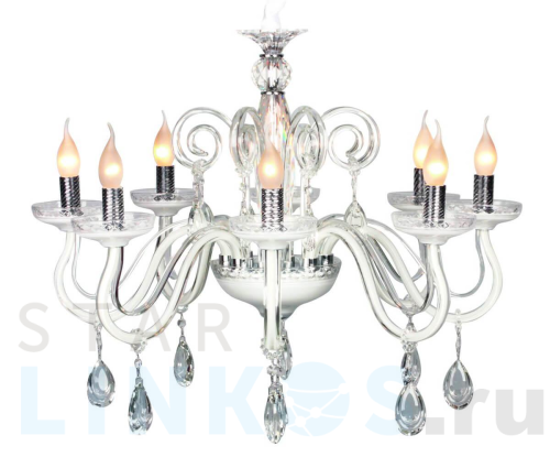 Купить Подвесная люстра Omnilux OML-34403-08 за 33 370 руб. в Туле Купить с доставкой Подвесная люстра Omnilux OML-34403-08 в Туле