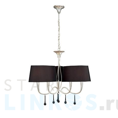 Купить Подвесная люстра Mantra Paola Painted Silver 3530 за 70 256 руб. в Туле фото 2 Купить с доставкой Подвесная люстра Mantra Paola Painted Silver 3530 в Туле фото 2