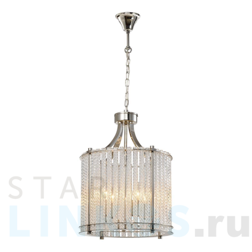 Купить Подвесная люстра iLamp Manhattan P2554-4 NIC за 40 290 руб. в Туле Купить с доставкой Подвесная люстра iLamp Manhattan P2554-4 NIC в Туле