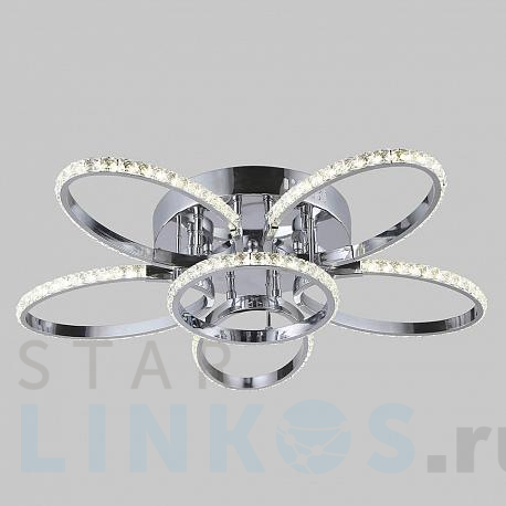 Купить Потолочная светодиодная люстра Eurosvet Soul 90098/6 хром за 10 125 руб. в Туле фото 2 Купить с доставкой Потолочная светодиодная люстра Eurosvet Soul 90098/6 хром в Туле фото 2