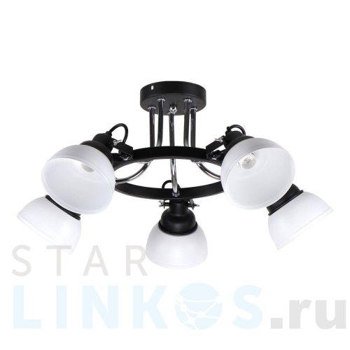 Купить Потолочная люстра IMEX MD.51575-5-S BK за 7 217 руб. в Туле Купить с доставкой Потолочная люстра IMEX MD.51575-5-S BK в Туле