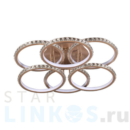 Купить Потолочная светодиодная люстра Gerhort G61312/6GD за 21 000 руб. в Туле Купить с доставкой Потолочная светодиодная люстра Gerhort G61312/6GD в Туле