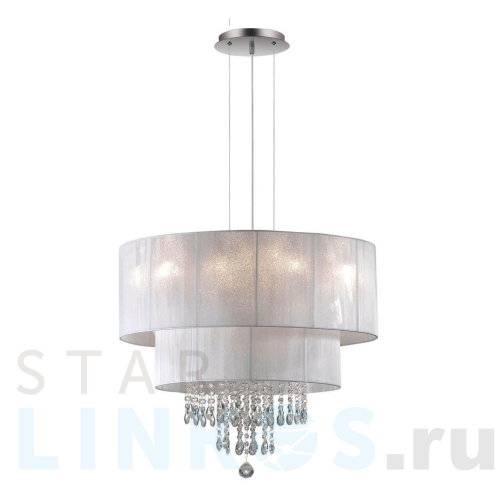 Купить Подвесная люстра Ideal Lux Opera SP6 Bianco 068299 за 93 600 руб. в Туле Купить с доставкой Подвесная люстра Ideal Lux Opera SP6 Bianco 068299 в Туле