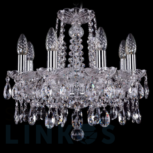 Купить Подвесная люстра Bohemia Ivele 1413/8/141 Ni за 31 578 руб. в Туле Купить с доставкой Подвесная люстра Bohemia Ivele 1413/8/141 Ni в Туле