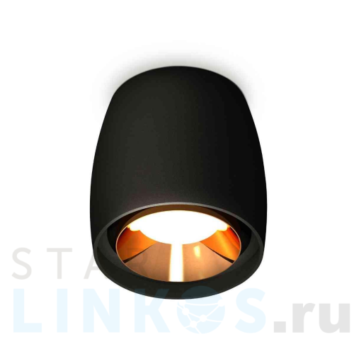 Купить с доставкой Комплект накладного светильника Ambrella light Techno Spot XS1142004 SBK/PYG черный песок/золото желтое полированное (C1142, N7034) в Туле