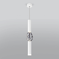 Купить Подвесной светодиодный светильник Eurosvet Lance 50191/1 LED белый/хром в Туле