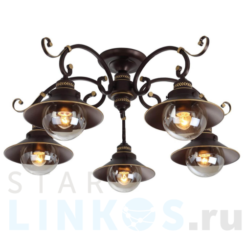 Купить Потолочная люстра Arte Lamp 7 A4577PL-5CK за 19 990 руб. в Туле Купить с доставкой Потолочная люстра Arte Lamp 7 A4577PL-5CK в Туле
