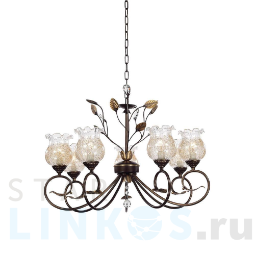 Купить Подвесная люстра Lumien Hall Хели H17049/7LPG за 5 800 руб. в Туле Купить с доставкой Подвесная люстра Lumien Hall Хели H17049/7LPG в Туле