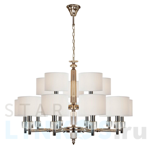 Купить Подвесная люстра iLamp Alexa P2404-10+5 Nickel за 82 990 руб. в Туле Купить с доставкой Подвесная люстра iLamp Alexa P2404-10+5 Nickel в Туле