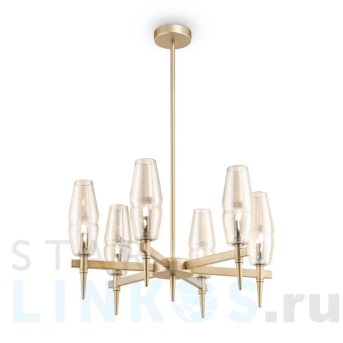 Купить Подвесная люстра Maytoni Lita H002PL-06G за 32 956 руб. в Туле Купить с доставкой Подвесная люстра Maytoni Lita H002PL-06G в Туле